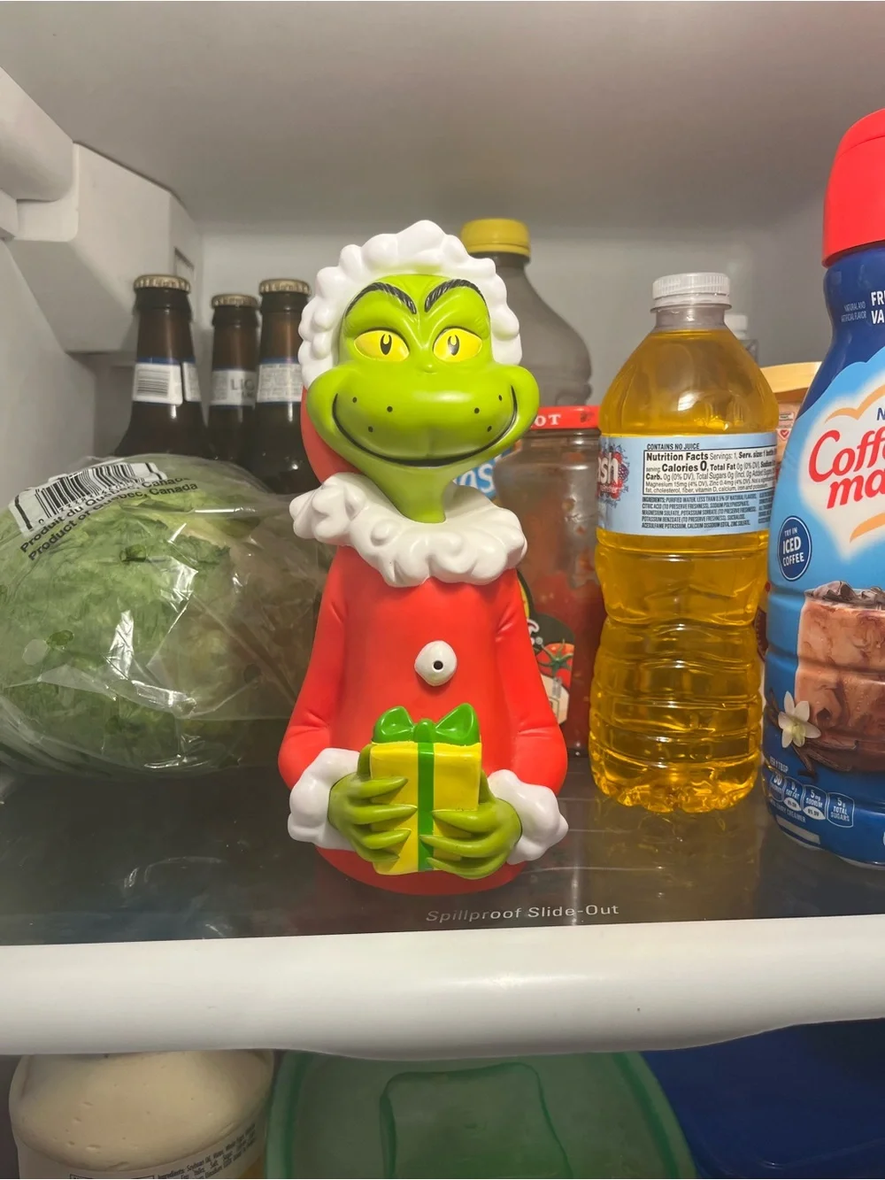 Hallmark “Grumpy in the Fridge” Talking Grinch Christmas Decoration 2013